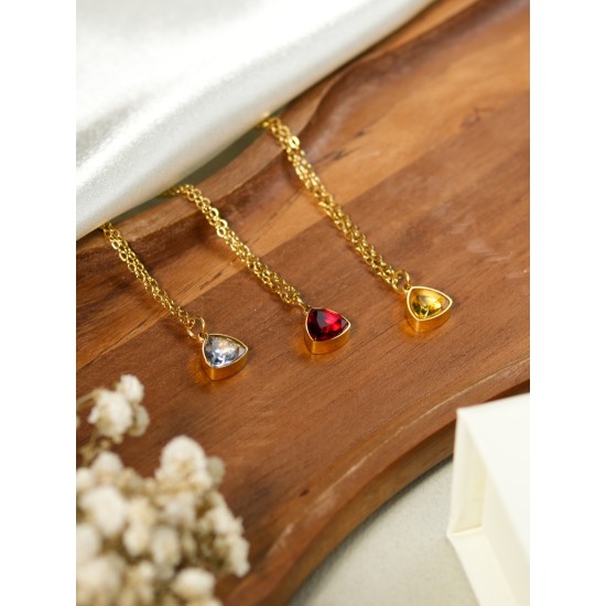 Birthstone necklace