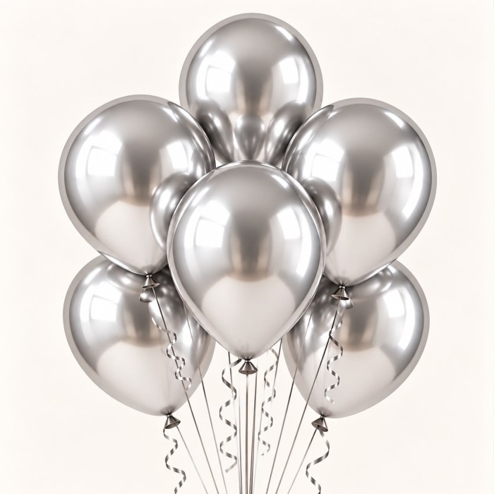 Silver Balloons Bundle