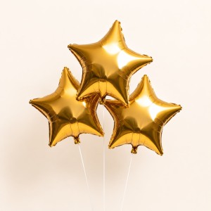 Gold Stars Balloons