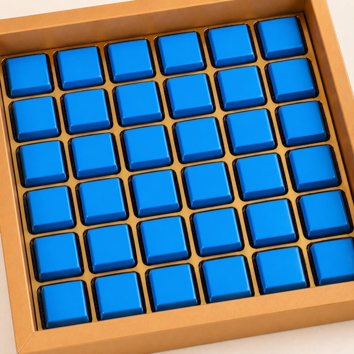 Blue Chocolate Box