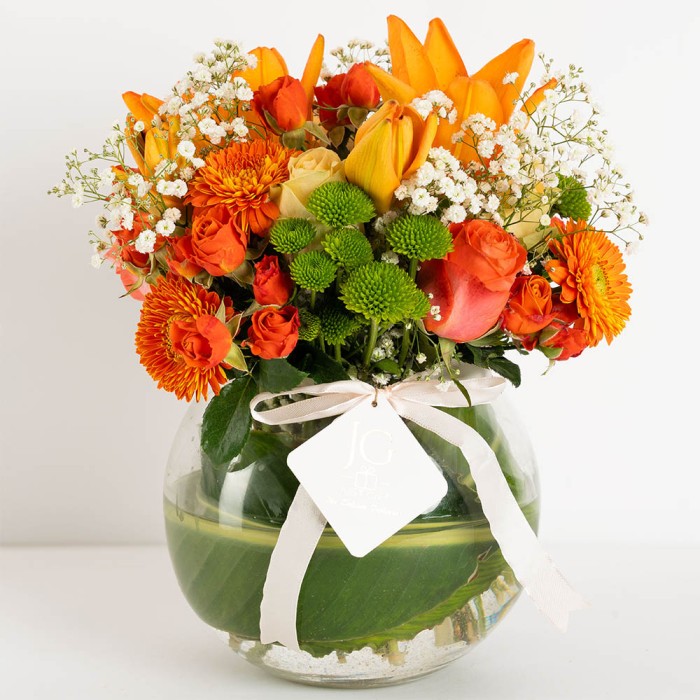 Orange Harmony Vase