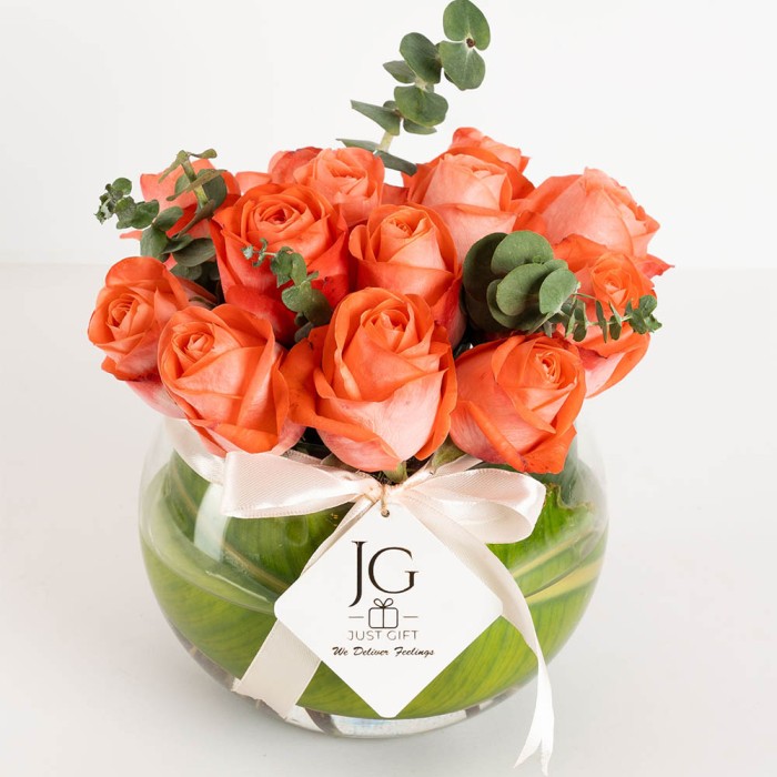 Orange Hope Vase