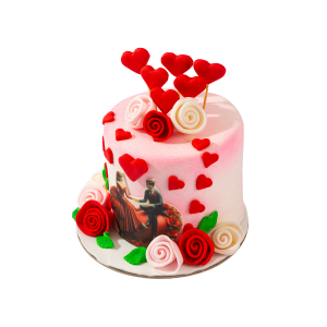 Heart Valentine's Day Cake