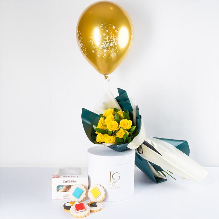 yellow graduation package