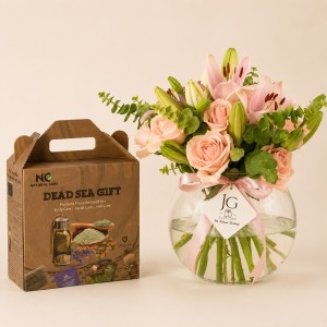Dead Sea Gift Wth Flower Vase