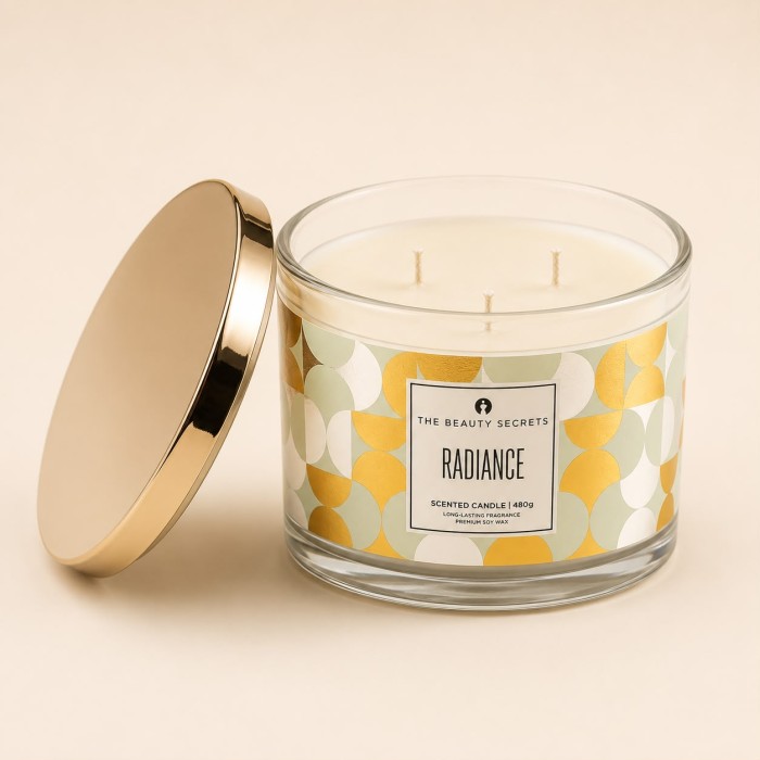 Radiance yellow candle