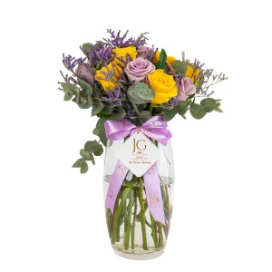 Lavender Elegance Vase