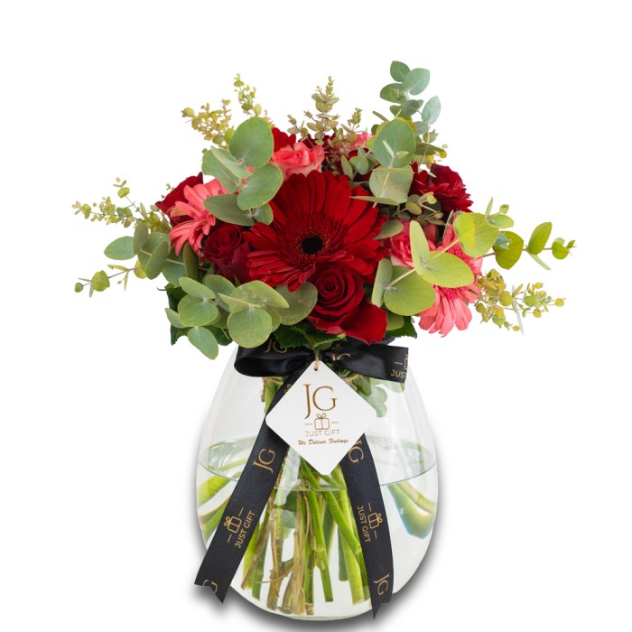 Rosy Red Vase