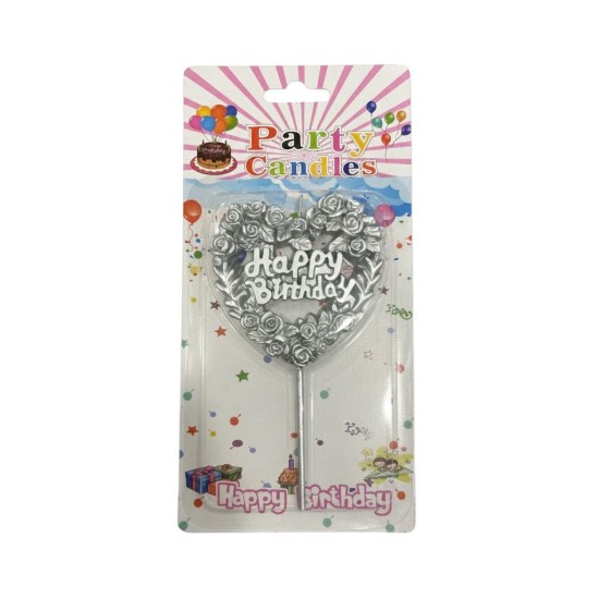 Heart Birthday Candle