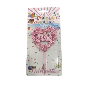 Heart Birthday Candle