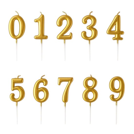 Numbers Candles