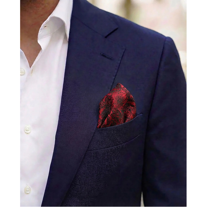 Red Pocket Square