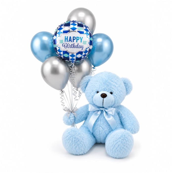 Happy Blue Bear