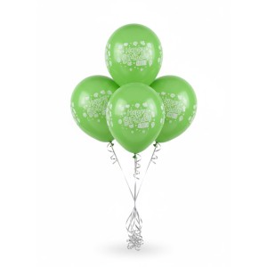 Green Birthday Balloons