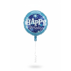 Blue Birthday Balloon