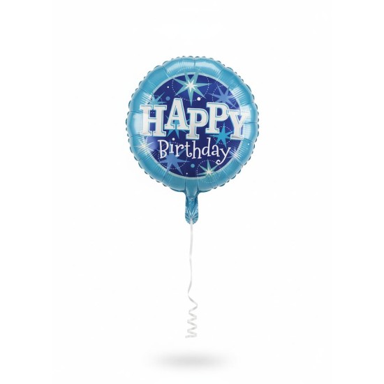Blue Birthday Balloon