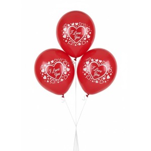 Three Love Balloons