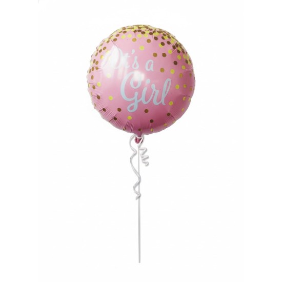 Welcome Baby Girl Balloon