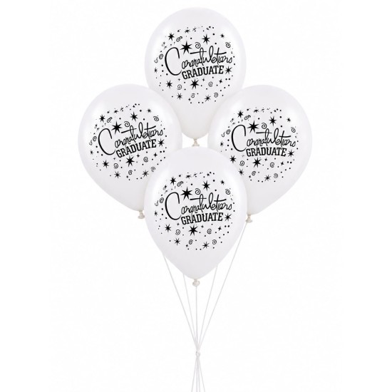 White Celebration Balloons 
