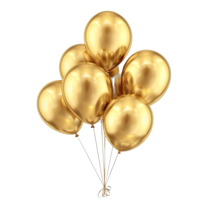 Gold Balloons Bundle