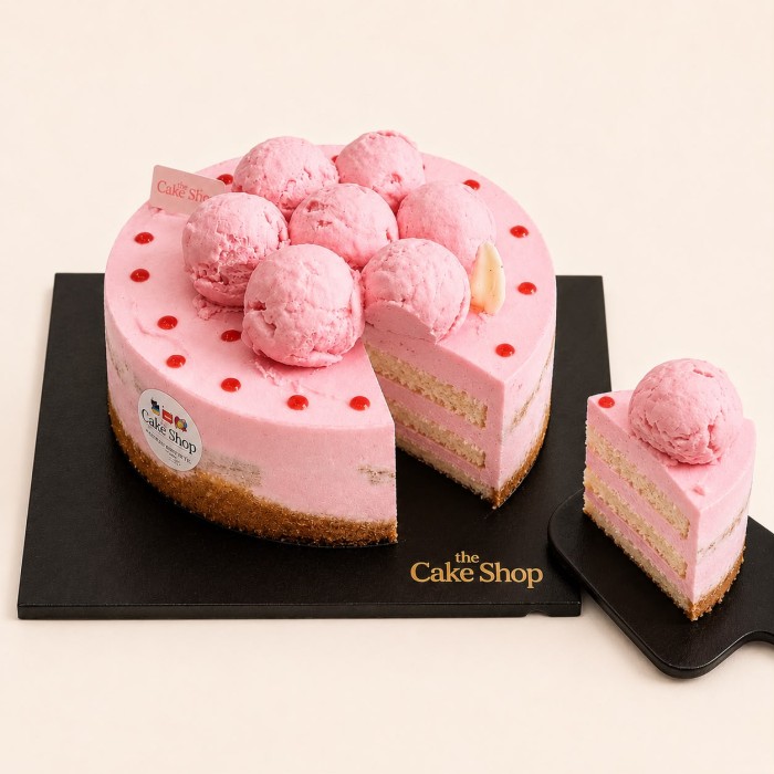 Bubble Gum Ice Cream cake