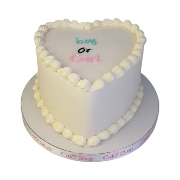 Gender reveal cake