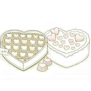 I love you Cake And Chocolate 
