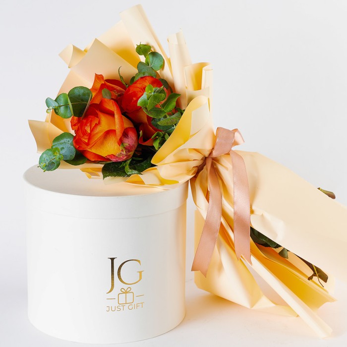 Small Orange Roses