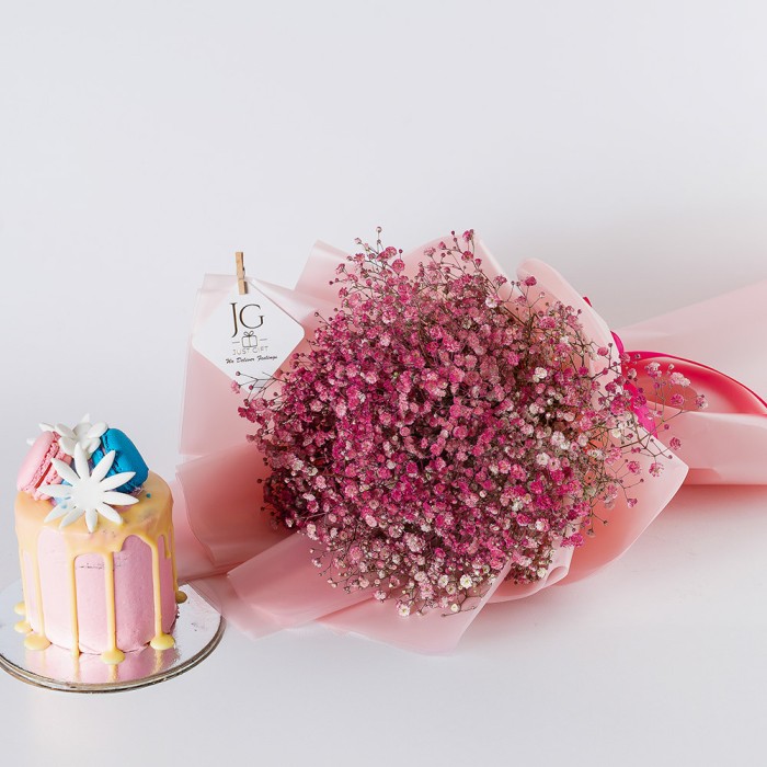 Pink Gypsophila Package