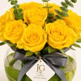 Yellow Roses Vase