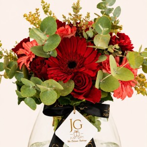 Rosy Red Vase