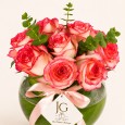 Pink Roses Vase