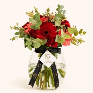 Rosy Red Vase