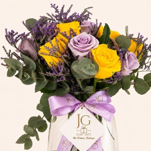 Lavender Elegance Vase