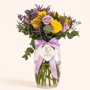 Lavender Elegance Vase