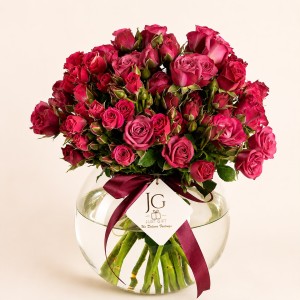purple Baby Rose Vase