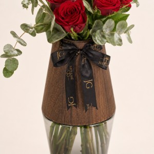 Lux Wood Vase
